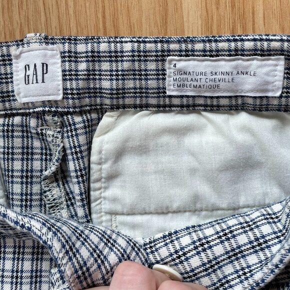 GAP Signature Skinny Ankle Pant in Plaid - Picture 10 of 11
